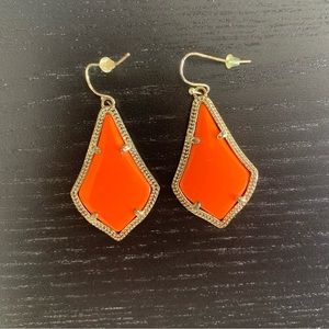 Orange Kendra Scott Earrings